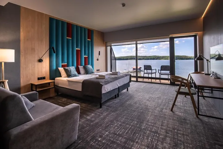 Hotel voor 2 personen, with sauna and uitzicht as well as uitzicht op het meer and tuin - 1