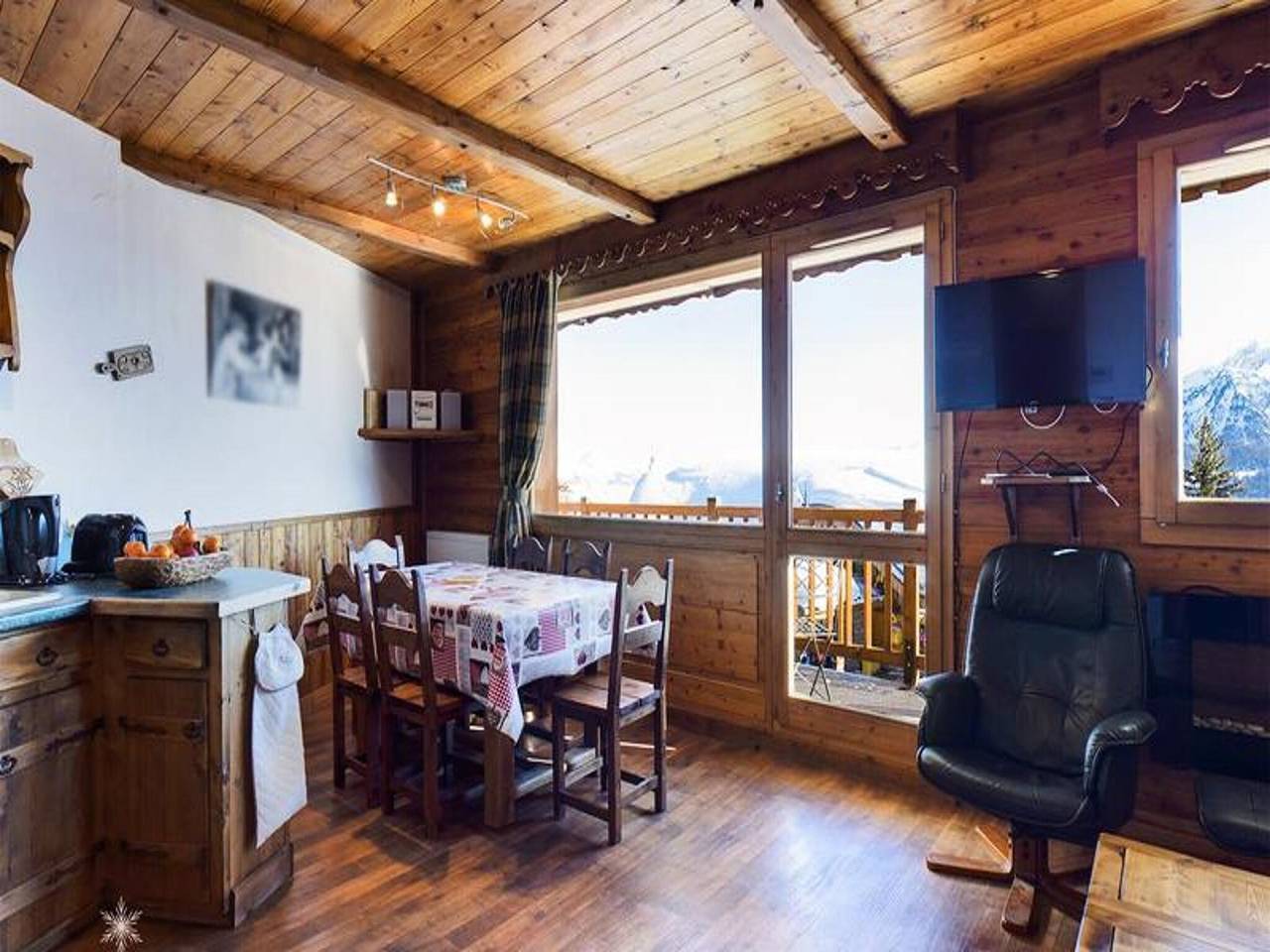 Apartamento entero, Apartamento en Francia cerca de Telesillas in La Rosière, Montvalezan