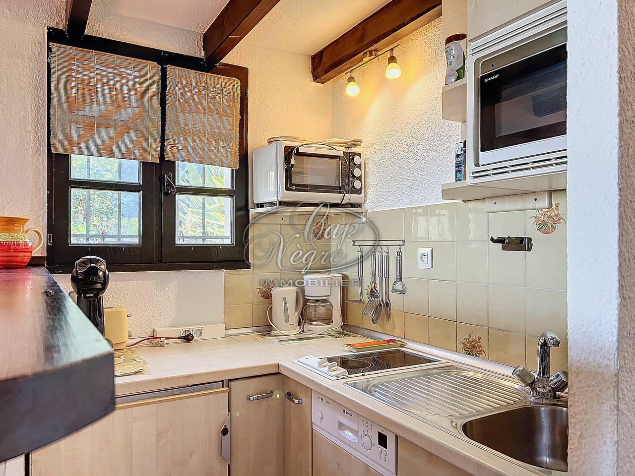 Mazet provençal T2 Duplex de 35 m2  pour 4 personnes avec jardin vue mer au Mas de Pramousquier  in Le Lavandou, Toulon Region