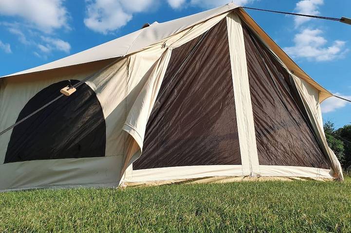 Blockhütte für 6 Personen, mit Garten - 1