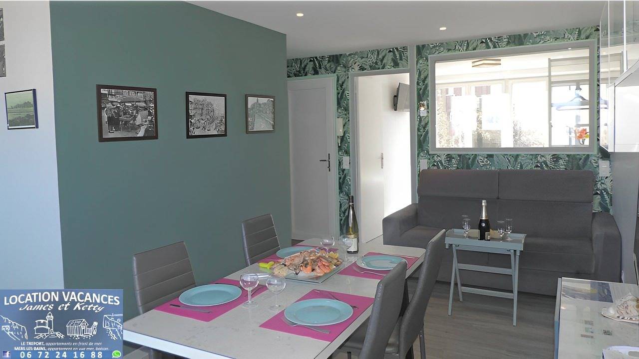 Appartement entier, Esplanade Front de Mer 113 in Le Tréport, Région de Dieppe