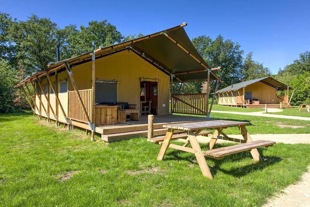 Chique glamping-uitje met zwembad in Dalfsen, Regio Zwolle