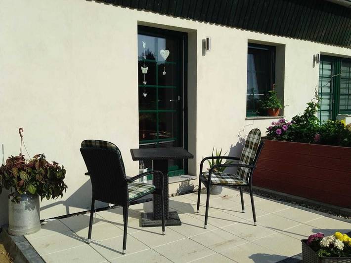 Ferienwohnung für 2 Personen, mit Terrasse, mit Haustier an der Müritz