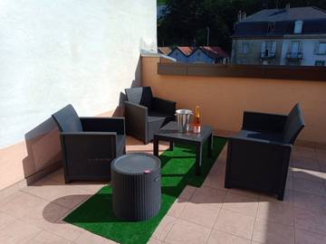 Gîte pour 4 personnes, avec terrasse à Guebwiller