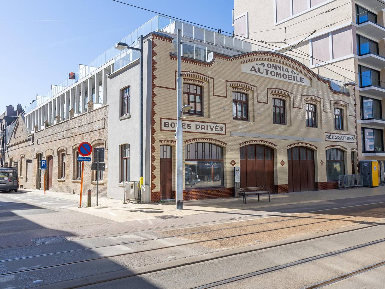 Neugebautes Studio im 1. Stock mit Terrasse in Middelkerke, Belgische Küste