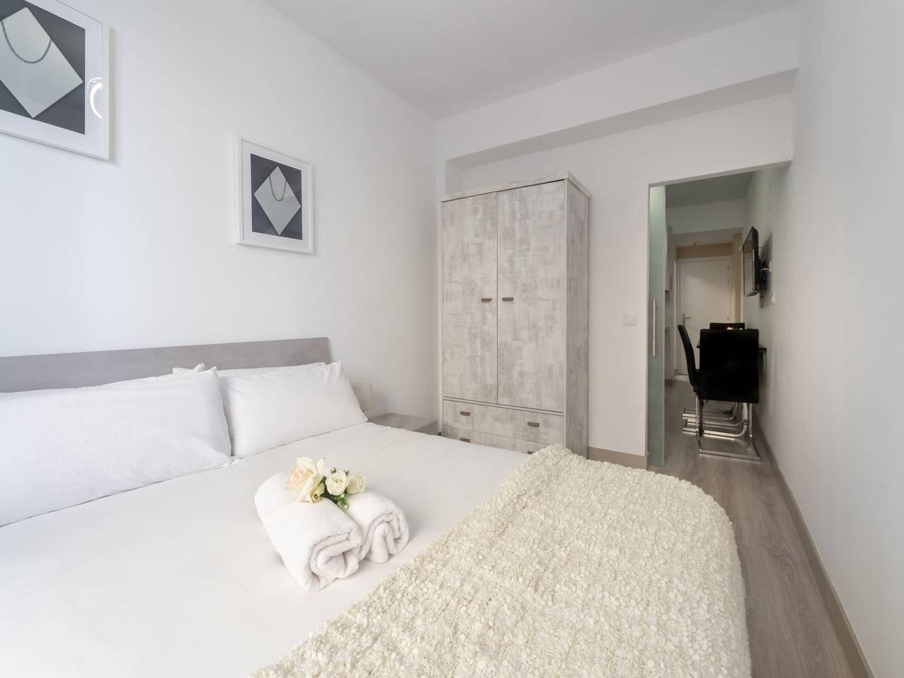 Appartement entier, Charmant appartement climatisé au centre - 3 pers. in Centro (Madrid), Madrid