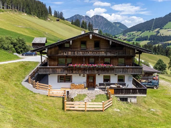 Ferienwohnung für 6 Personen, mit Balkon und Garten in Alpbach