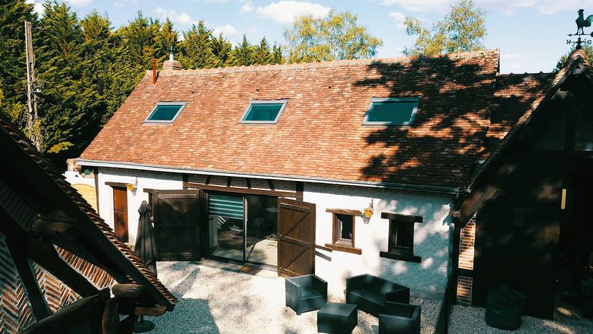 Gîte pour 5 personnes, avec piscine et terrasse à Montrieux-en-Sologne