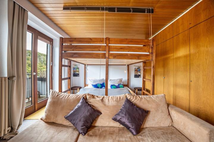 Ganze Wohnung, Ferienwohnung "Grundblick" mit Bergblick, Balkon und Wlan in Bad Grund, Harzvorland