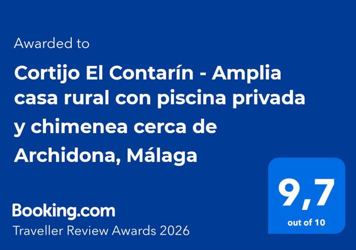 Casa rural para 13 personas, con vistas además de piscina y jardín en Archidona - 2
