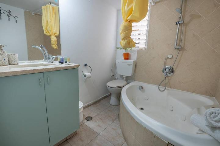Chambre d’hôte pour 2 personnes, avec balcon et jacuzzi à Tel Aviv