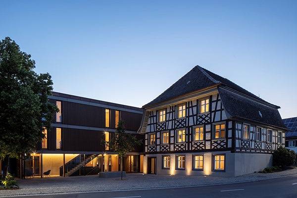 Sternen Bohlingen Aparthotel - Apartment zum Dorfplatz, 26qm, 1 Wohn-/Schlafzimmer, max. 2 Personen in Singen, Hegau