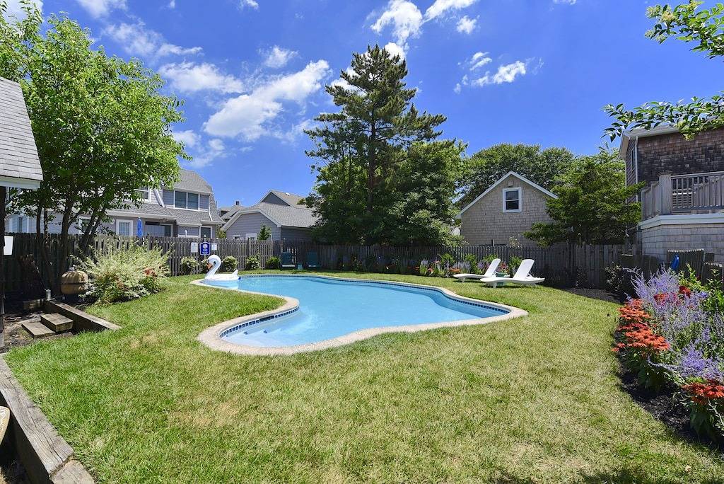 Historic Sea Capt Home Overlooking Twilight Lake: Pool, Walk To Beach & Village in Bay Head, Ocean County