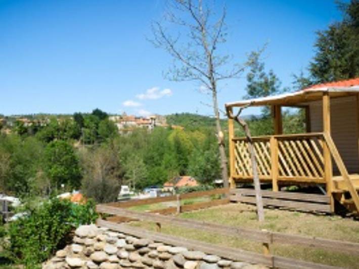 Mobil home pour 6 personnes, avec terrasse et piscine à Espira-de-Conflent
