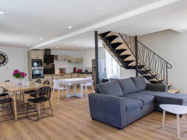 Maison de vacances pour 4 personnes, avec terrasse ainsi que piscine et jardin - 1