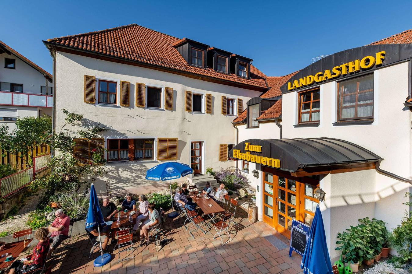 Landgasthof zum Elsabauern - Einzelzimmer 7 in Hirschbach, Ostbayern