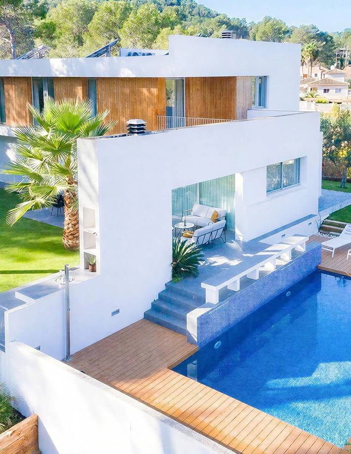 Chalet para 12 personas con piscina in Olivella, Garraf