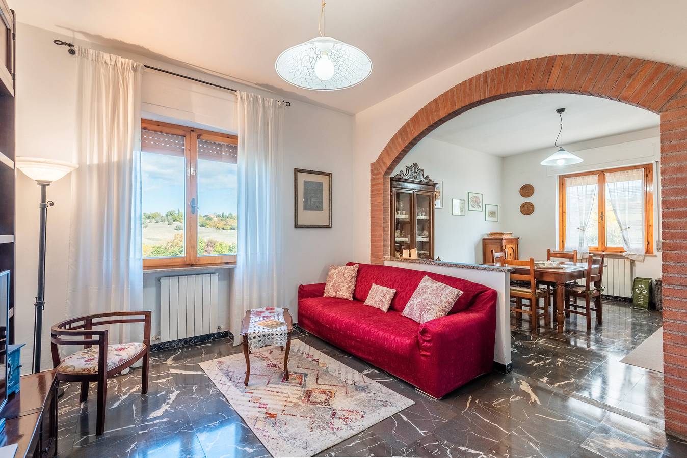 Apartment 'Osea' mit Balkon und Wlan in Monteriggioni, Chianti