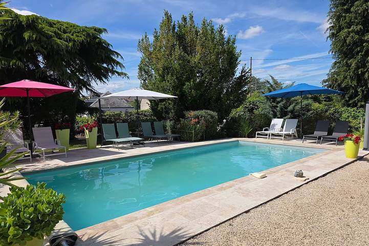 Gîte pour 2 personnes, avec Jardin et Piscine