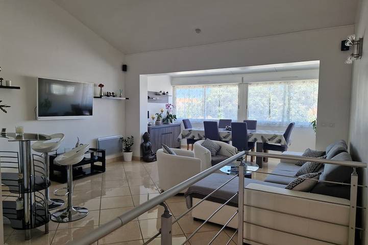 Maison de vacances pour 5 personnes, avec jardin et balcon dans Sainte-Marie Plage