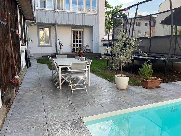 Ferienwohnung für 4 Personen, mit Garten in Dreiländereck