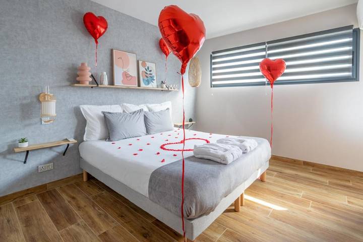 Appartement de vacances pour 4 personnes, avec jacuzzi et jardin