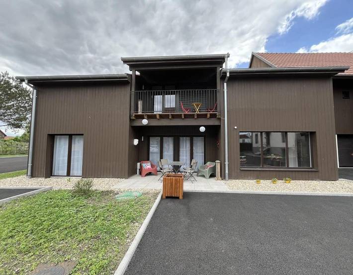 Gîte pour 6 personnes, avec Terrasse et Vue à Ohnenheim