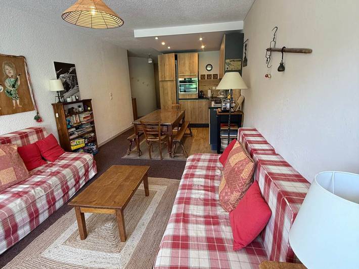 Ganze Wohnung, 3-Zimmer-Wohnung an der Piste, 7. Stock in Prapoutel, Les Adrets