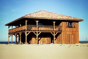 Location de vacances pour 12 personnes, avec balcon et jacuzzi dans Saint-Girons-Plage