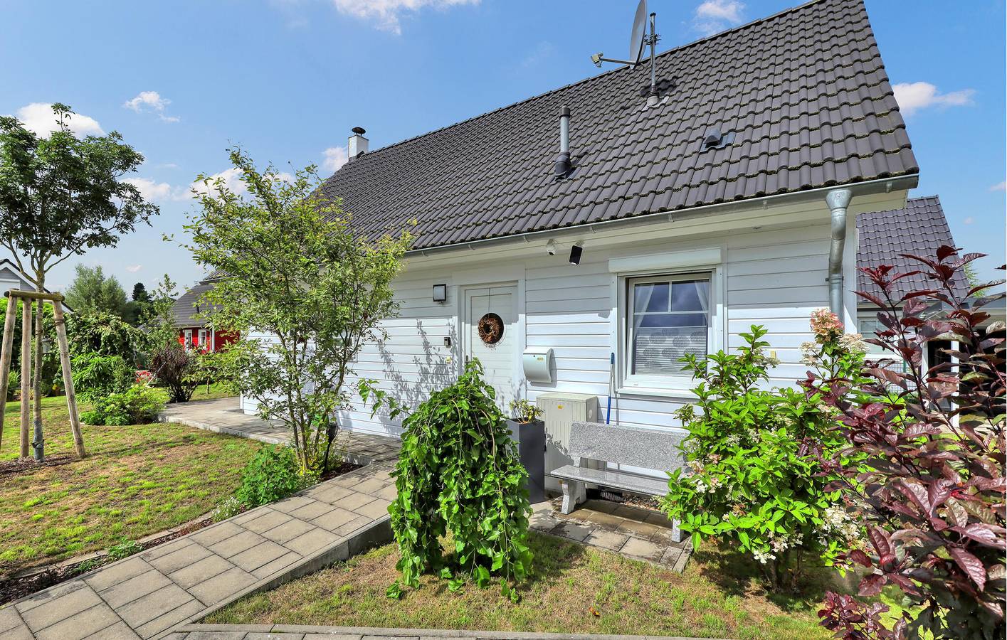 Gemütliche Wohnung mit Wifi, Parkplatz, Terrasse und Küche, in der Nähe der Trattoria Punto Uno in Zerpenschleuse, Wandlitz