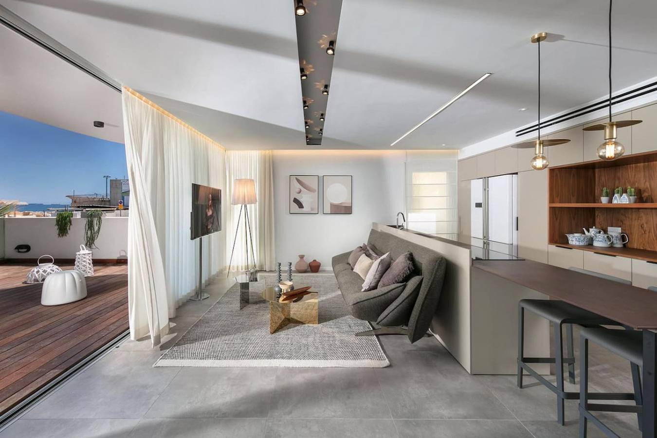 Apartamento entero, Apartamento de vacaciones para 6 personas con balcón in Haifa, Distrito de Haifa