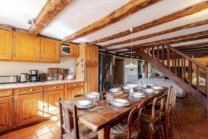 Maison de vacances pour 6 personnes, avec piscine ainsi que vue et jardin