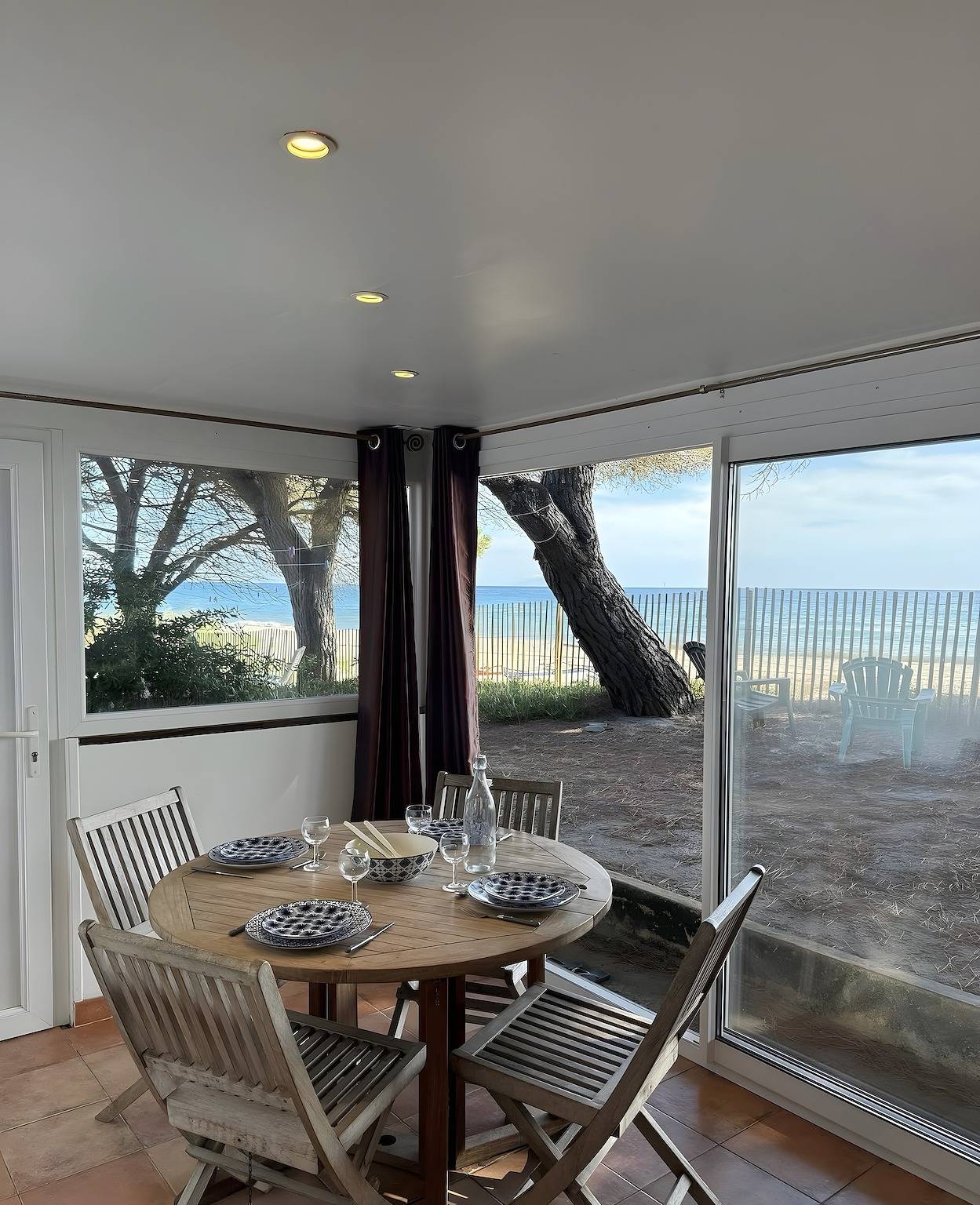 Chalet Dune Sud mit Meerblick und privater Terrasse in Prunete, Cervione