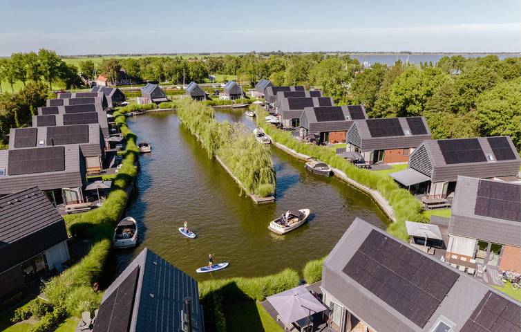 Ferienhaus für 6 Personen mit Ausblick in Balk, Ijsselmeer