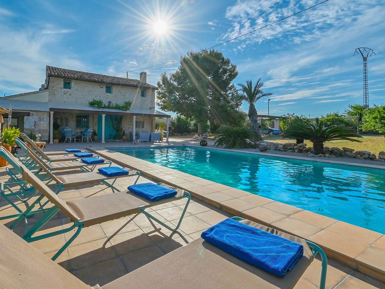 Charming house in Denia with private pool, garden and air conditioning in Ondara, Costa Blanca