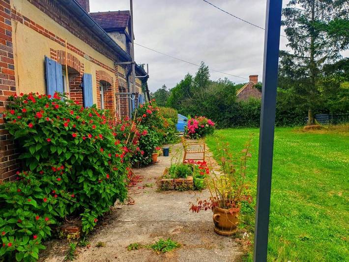 Maison de vacances pour 5 personnes, avec terrasse ainsi que vue et jardin