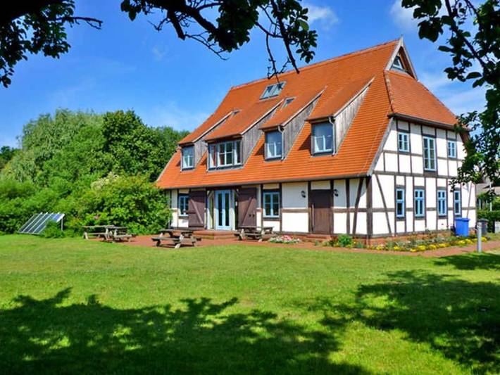 Ferienhaus für 15 Personen, mit Ausblick und Garten sowie Terrasse, kinderfreundlich in Steinhagen