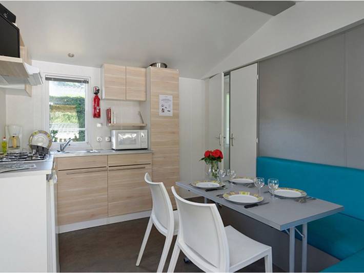 Mobil home pour 4 personnes, avec piscine à Les Aires - 2