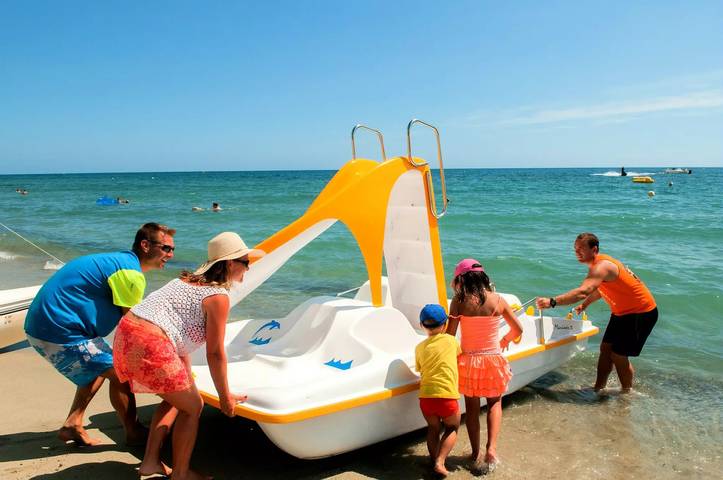 Mobil home pour 4 personnes, avec piscine ainsi que sauna et terrasse à Ghisonaccia - 2
