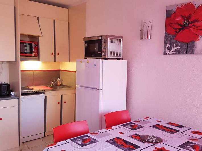 Studio pour 4 personnes, avec Balcon et Piscine