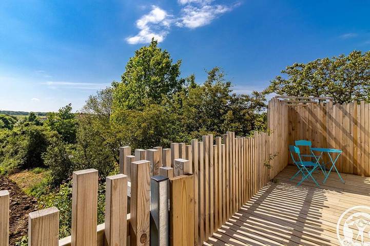 Gîte pour 2 personnes, avec terrasse, animaux acceptés