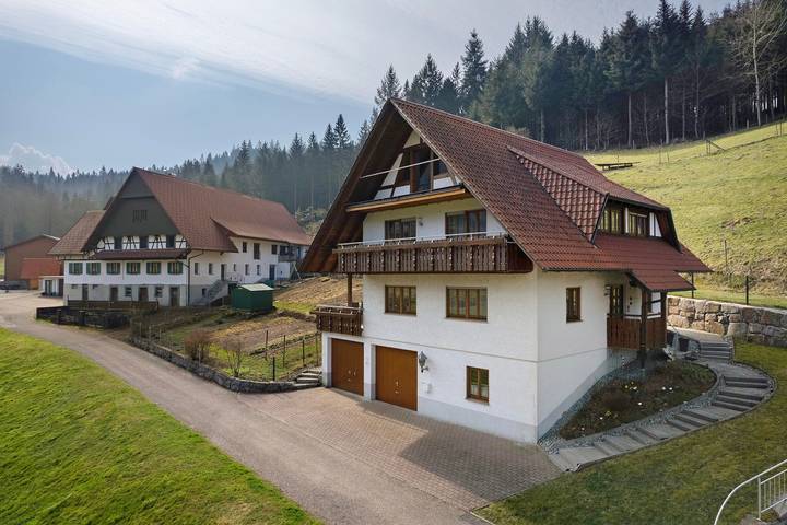 Ganze Wohnung, Ferienwohnung 'A, 4 Sterne' mit Bergblick, privater Terrasse und Wi-Fi in Kappelrodeck, Achertal