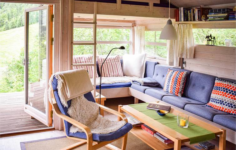 Ferienhaus für 7 Personen mit Ausblick in Myrkdalen, Voss