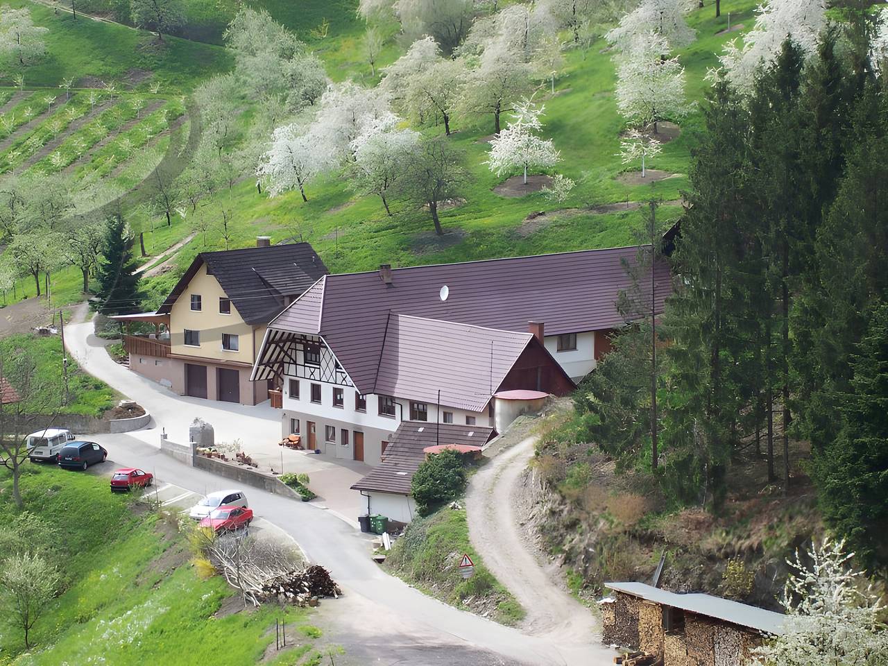 Ganze Wohnung, Ferienwohnung 'Schneckenhus' mit Gemeinschaftsterrasse, Balkon und Wi-Fi in Lautenbach, Mittlerer Schwarzwald