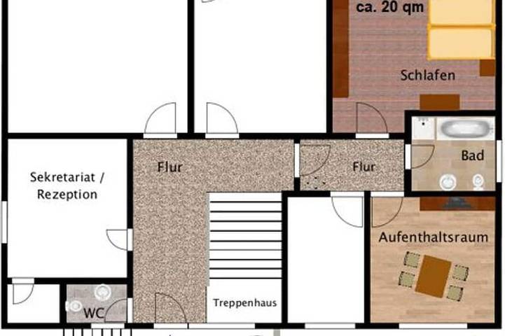 Ferienwohnung für 3 Personen, mit Garten in Berndorf