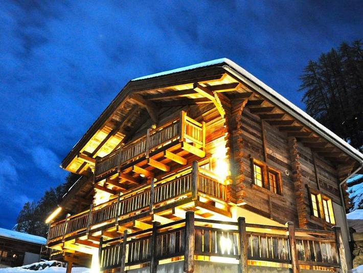 Chalet für 12 Personen, mit Balkon und Terrasse sowie Ausblick in Grimentz