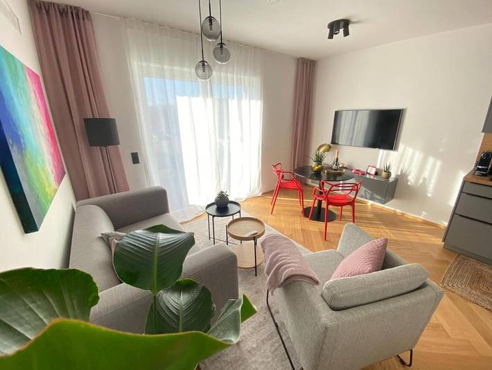 Ferienwohnung für 2 Personen, mit Balkon