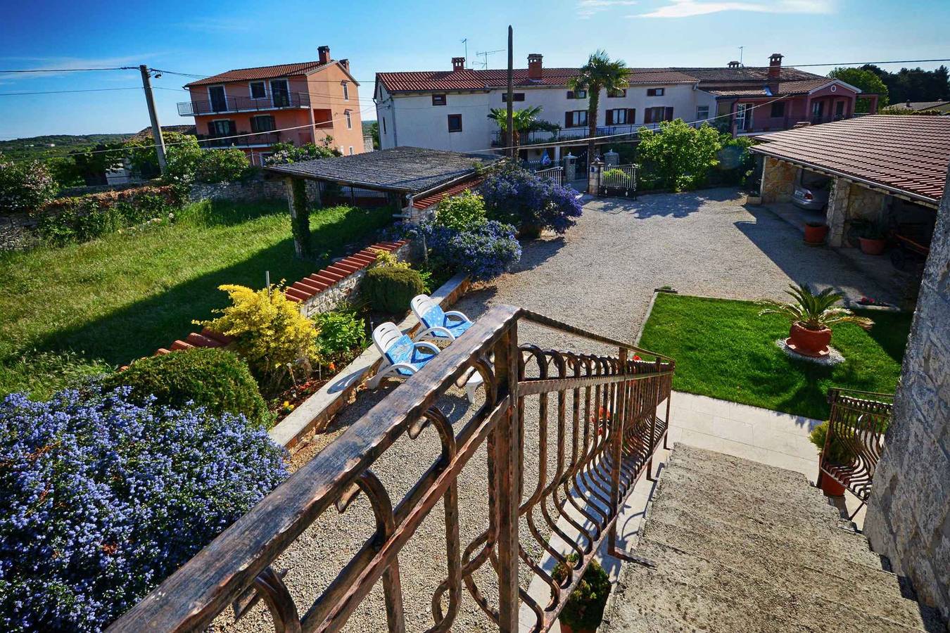 Ganze Ferienwohnung, Ferienwohnung mit Klimaanlage und Terrasse  in Baderna, Zentralistrien
