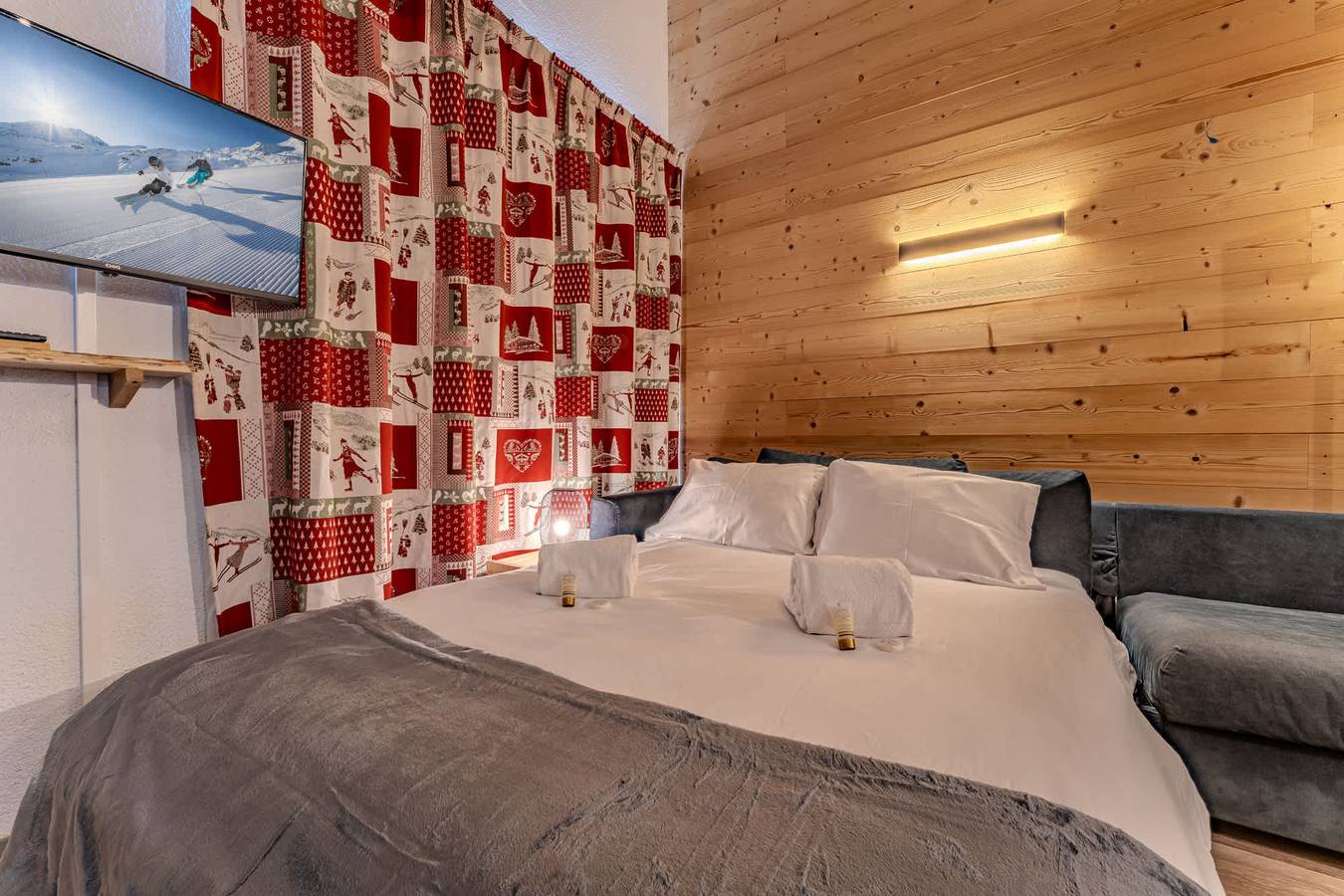 Appartement entier, Ski-In and Out with Panoramic Views central in Val Thorens, Les Trois Vallées