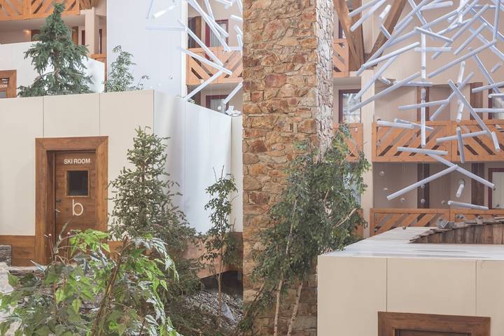 Gîte pour 4 personnes, avec sauna, adapté aux familles à Val Thorens - 4